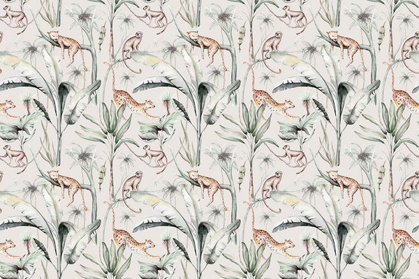 Soft Safari Pattern Encounter with Nature