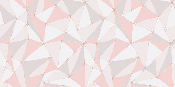 Abstract decorative vinyl in pink and white