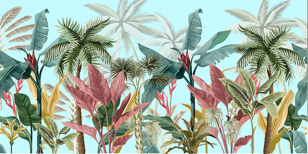 Palm Paradise a Tapestry of Tropical Foliage