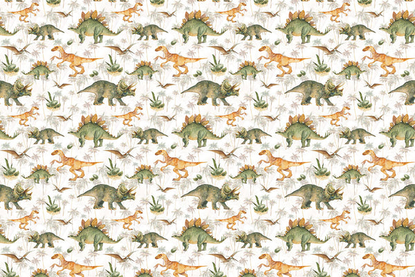 Dinosaur Pattern Wall vinyl