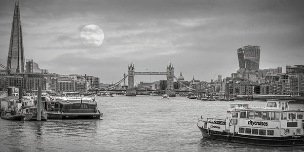 London landscape in black and white decorative vinyl