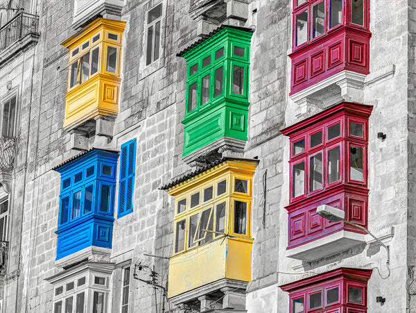 Urban Balconies that Tell Stories of Colors