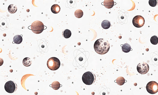 Universe at Home Decorative Mural of Planets and Stars