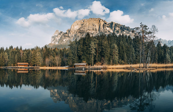 Natural Mirror: Lake Mountain Reflections