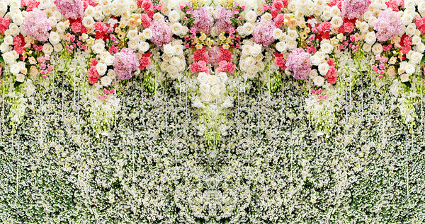 Foliage of roses in bush decorative vinyl