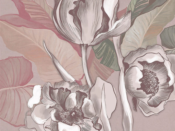 Soft Tones Floral Symphony