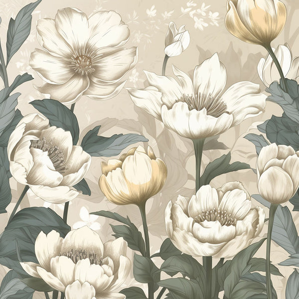 Vintage flower pattern