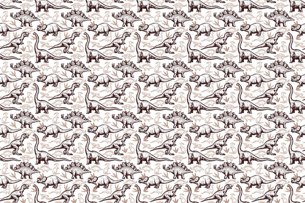 Earth Tone Dinosaur Pattern Wall vinyl