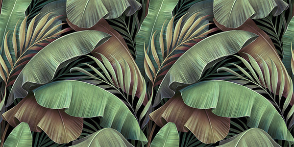 Banana leaves decorative vinyl