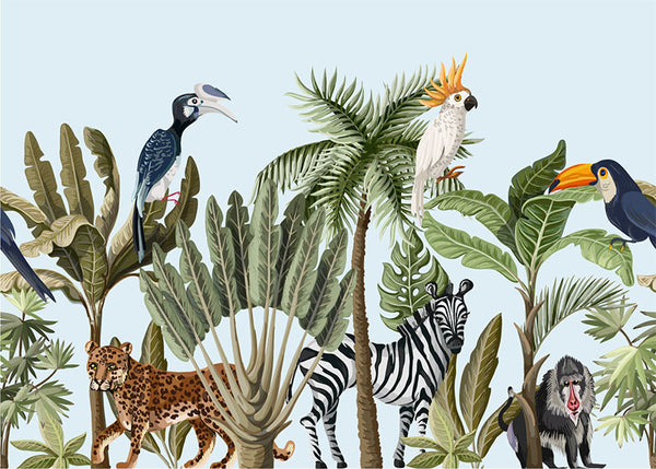 Jungle Animals Wall Stickers