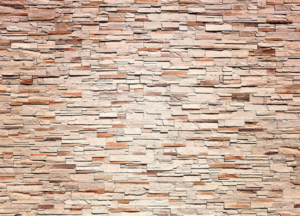 Decorative vinyl brick mural