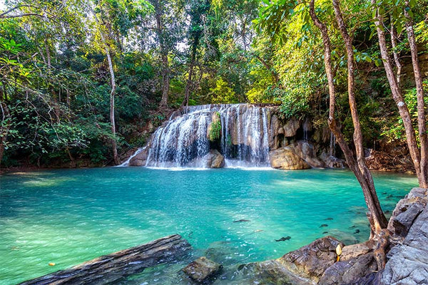 Cascada de Erawan carta adesiva per pared